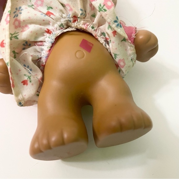 Vtg Troll Pink Hair Troll Doll with Floral Dress - Picture 14 of 16